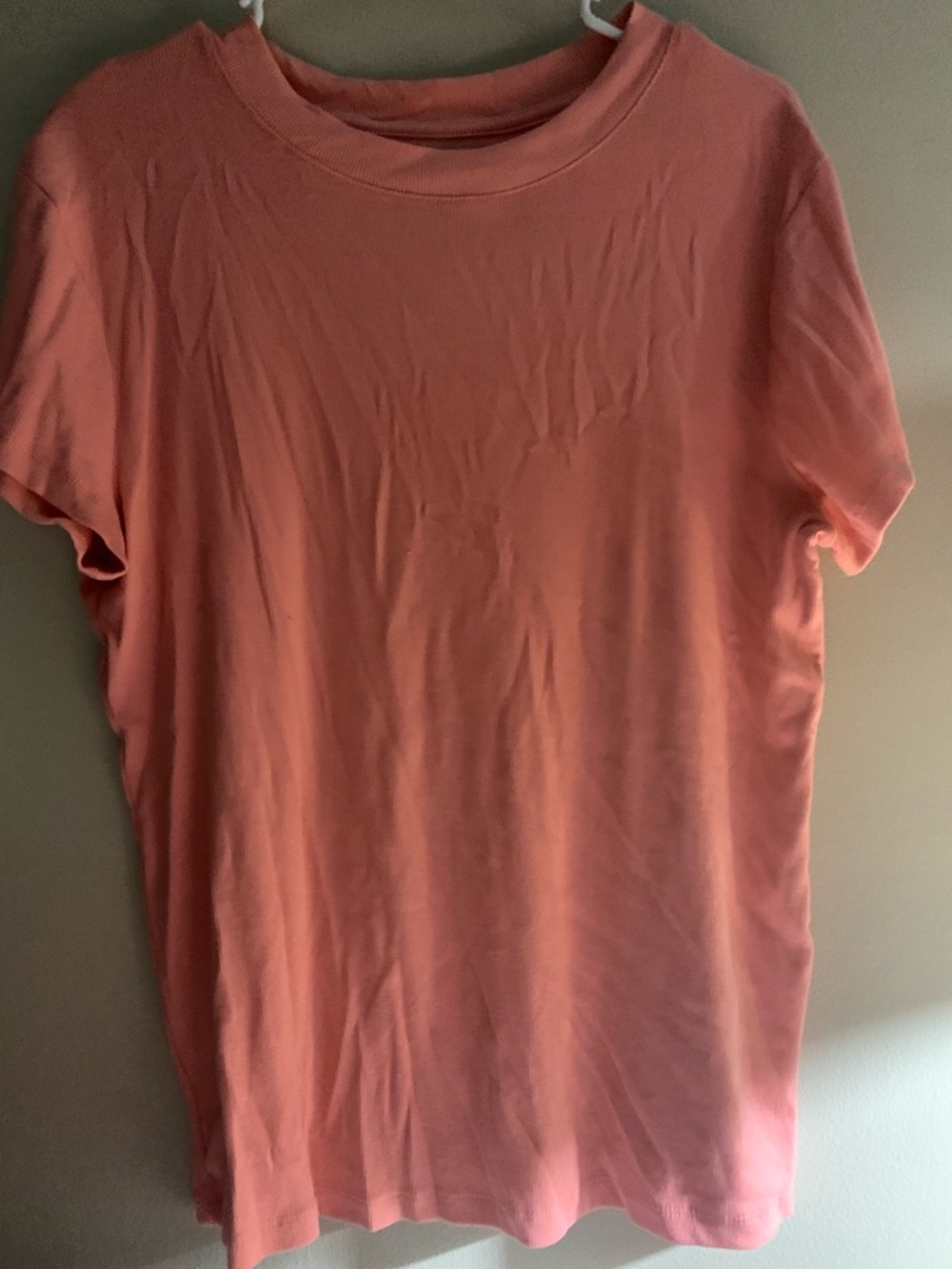 a new day Coral-Peach Short Sleeve Tee